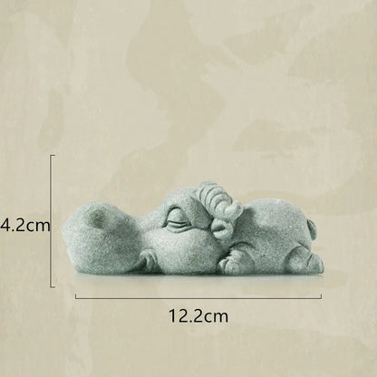 Chinese Stone Tea Pet Ornaments Toad Tea Figurine Sculpture Teaware Accessorie