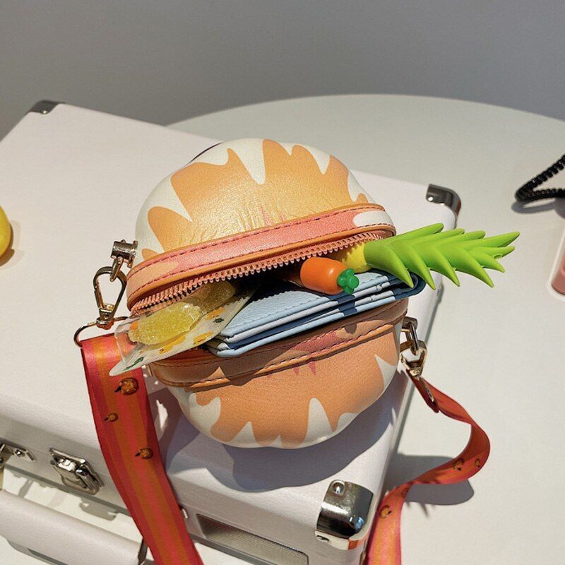 Shoulder Bag Pumpkin Purse Trendy Fashion Messenger Bag Small Purse 12*10*12 CM