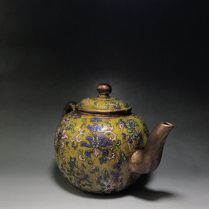 Chinese Yixing Zisha Clay Handmade Exquisite Teapot（圆壶 底款：如图）