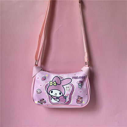 Kuromi My Melody Pompompurin Cinnamoroll PU Crossbody Shoulder Bag Shoulder Bag