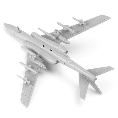 China H-6k Bomber 1:144 Unassembled 4D Military Model Plane Ornaments DIY Model