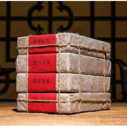 1000g MengHai Puer Ripe Tea Pu'Er Tea Brick Cooked BuLangShan Jujube Puer tea