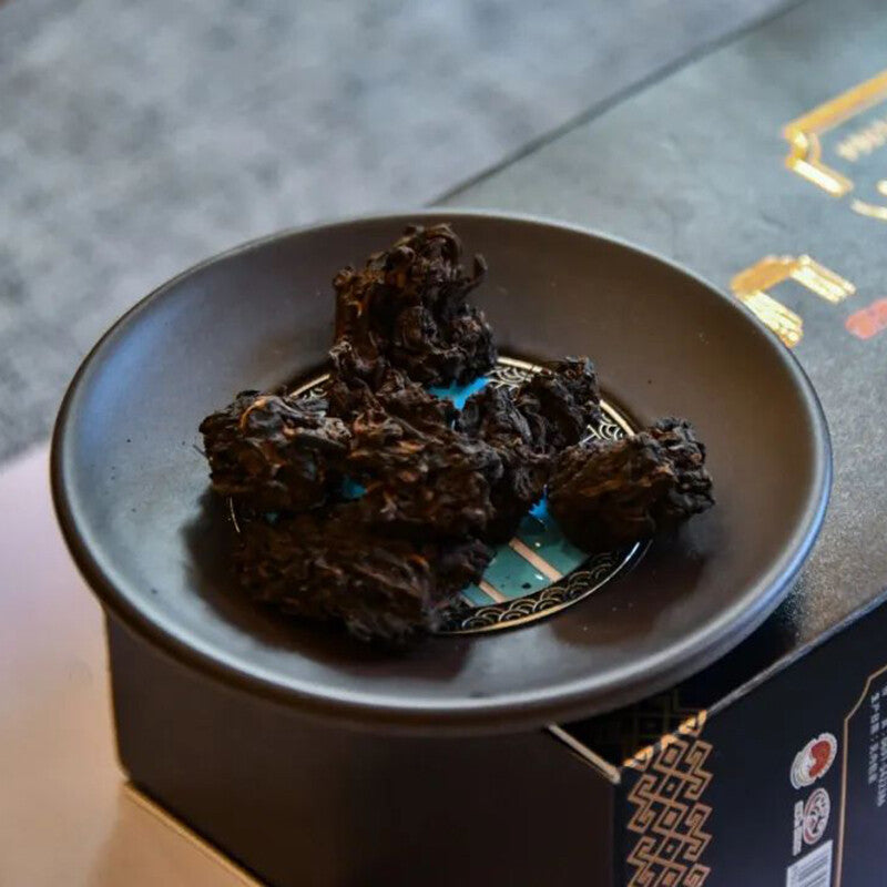 LAO CHA TOU * 2022 Bajiaoting Old Tea Head Five-year-old Puer Ripe Tea 400g Box