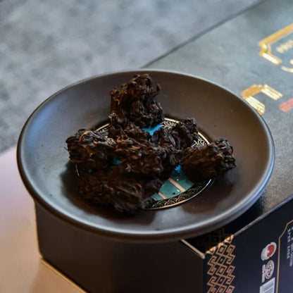 LAO CHA TOU * 2022 Bajiaoting Old Tea Head Five-year-old Puer Ripe Tea 400g Box