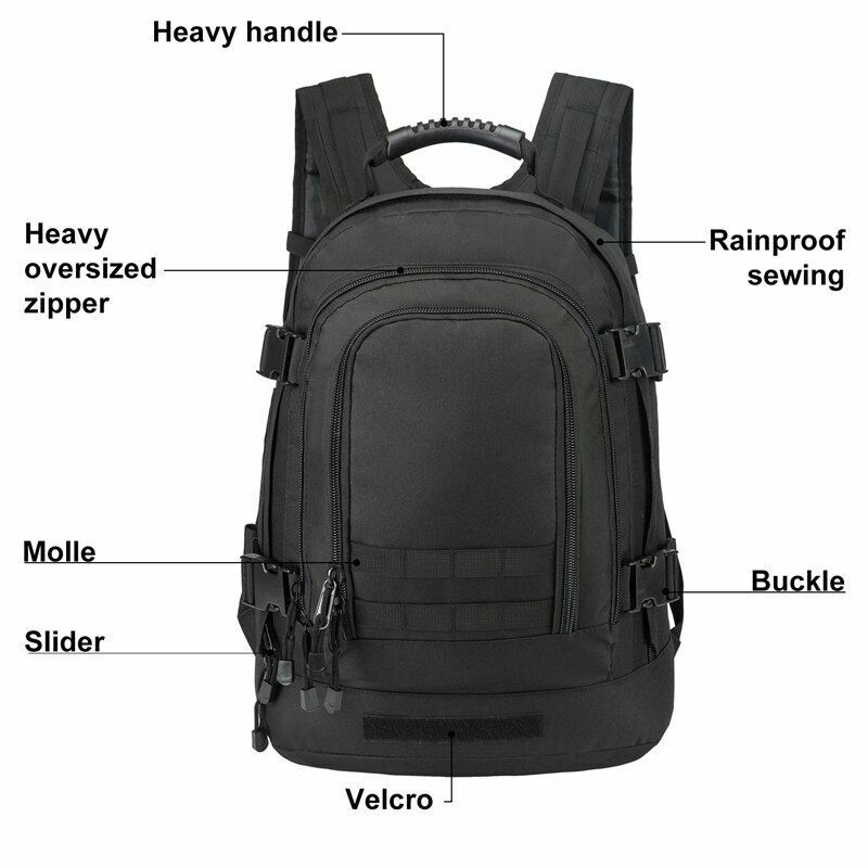 60L Tactical Backpack Softback Outdoor Hiking Camping Hunting Camping Travel Bag