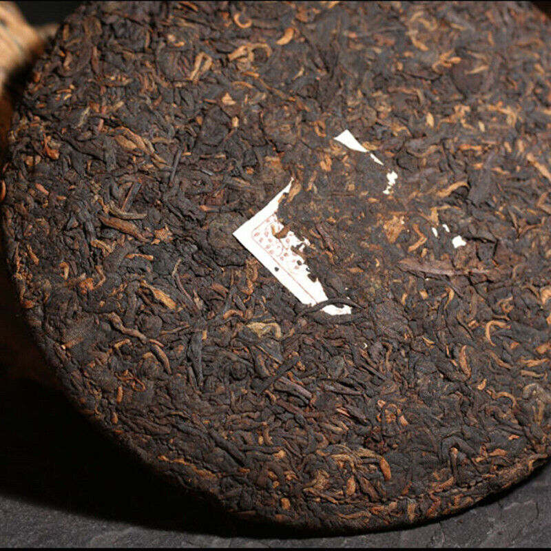 2499g 7 Cakes Ripe Pu Erh Black Tea Chinese Yunnan Pure Ruyi Qizi Pu'er Tea Cake