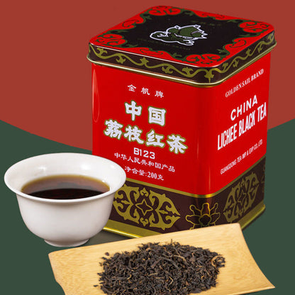 Lychee Black Tea 200g Chinese Tea Stomach Nourishing Black Tea Strong Flavor