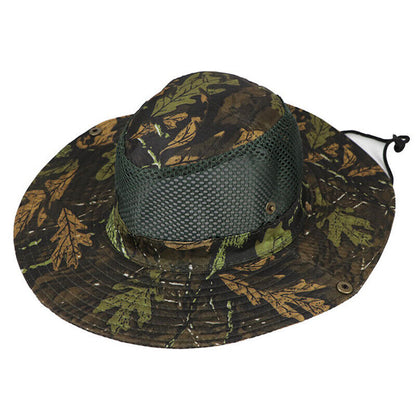 Summer Bucket Boonie Hat Fishing Sun Brim Cool Mesh Top Garden Outdoor Cap Hats