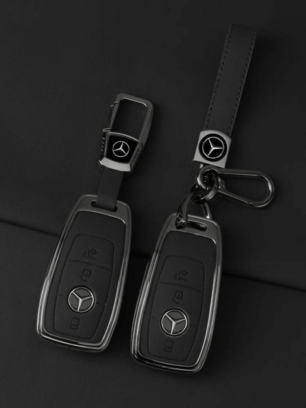 Leather Car Key Case – Premium Full-Cover Protection