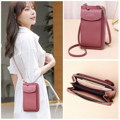 Crossbody Bag Purse Clutch Phone Wallet Shoulder Bags Synthetic Leather Handbags