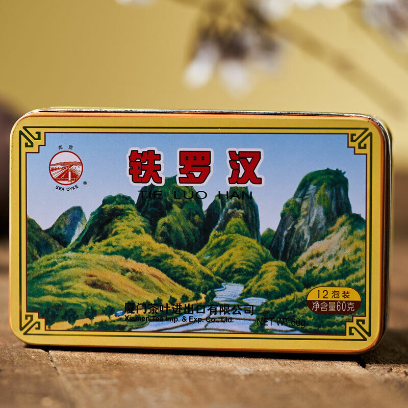 SEA DYKE AT106 Tie Luohan Rock Tea Traditional Handmade Paper Oolong Tea 60g Box