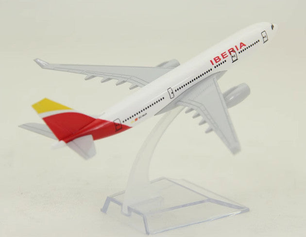 16cm Iberia AIRBUS A330 Passenger Airplane Metal Plane Diecast Aircraft Model