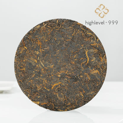 200g Ripe Pu'er Tea Cake Yunnan Pasha Dry Stored Ancient Tree Large Leaf Tea