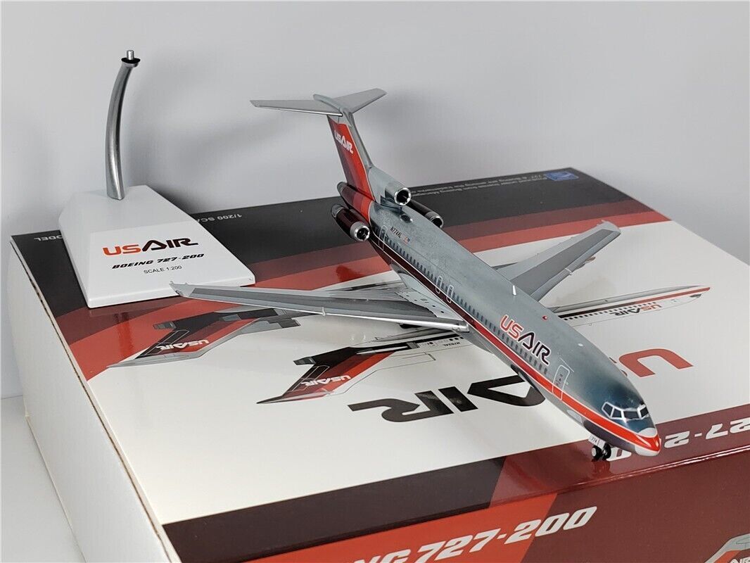 1:200 JC Wings US AIRBOEING 727-200 Passenger Airplane Diecast Aircraft Model