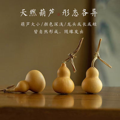 Natural Small Gourd Hand Twisted Handle Piece Gourd Pendant