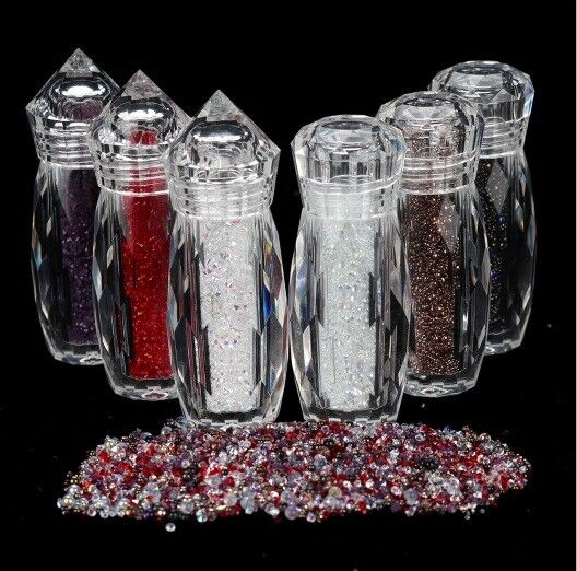 Nail Art Glitter Micro Crystal Pixie 3D Tiny Beads DIY Manicure Rhinestone Decor