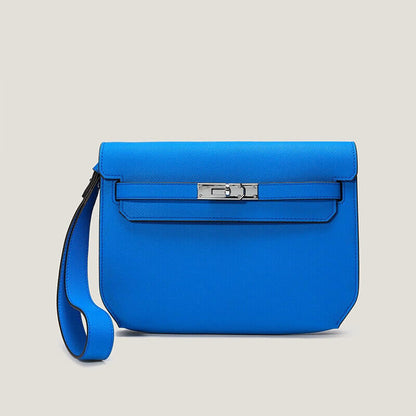 Small Flap Real Leather Belt Clutch Purse Briefcase Shoulder bag Satchel Handbag