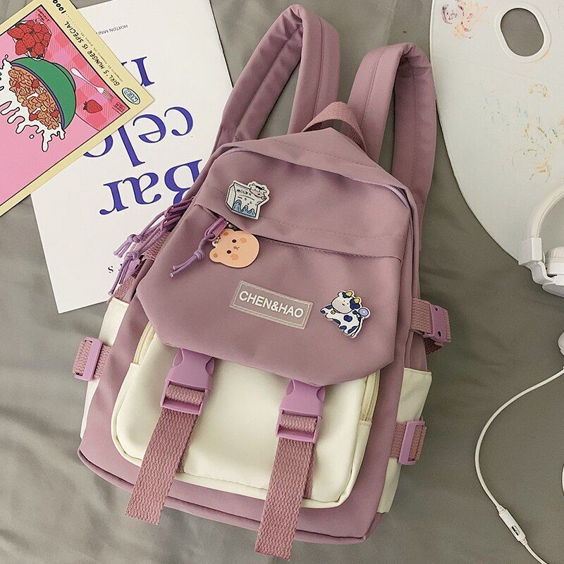 Waterproof Small Backpack Summer School Bags Cute Elementary Traveling Backpack