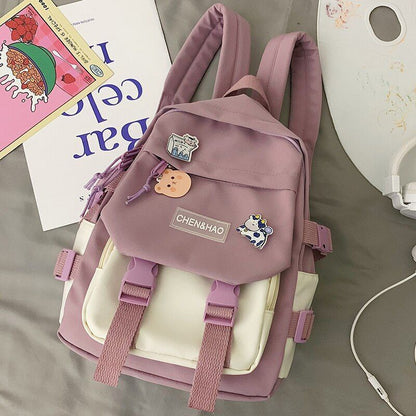 Waterproof Small Backpack Summer School Bags Cute Elementary Traveling Backpack