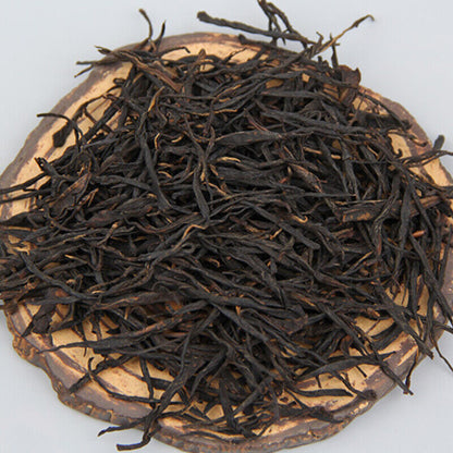 Old Tree Golden Needle Straight Strip Cooked Tea Dian Hong Black Tea Yunnan 500g