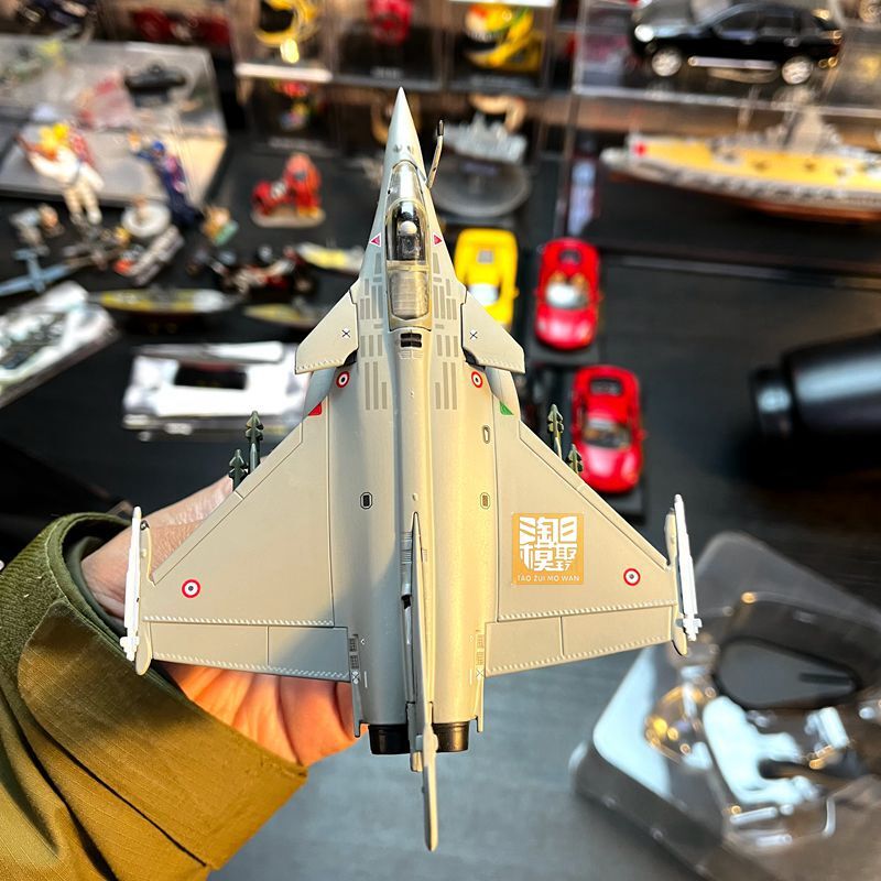 1:100 French Rafale Fighter Metal Model Alloy Aircraft 01