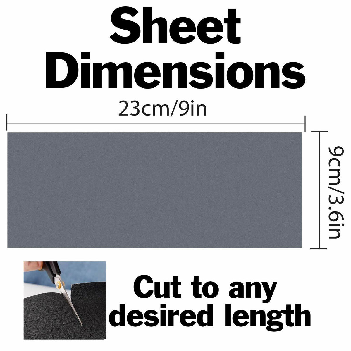 90 Pack Sandpaper Sheet Assortment, 400 to 3000 Grit for Wet or Dry Sanding