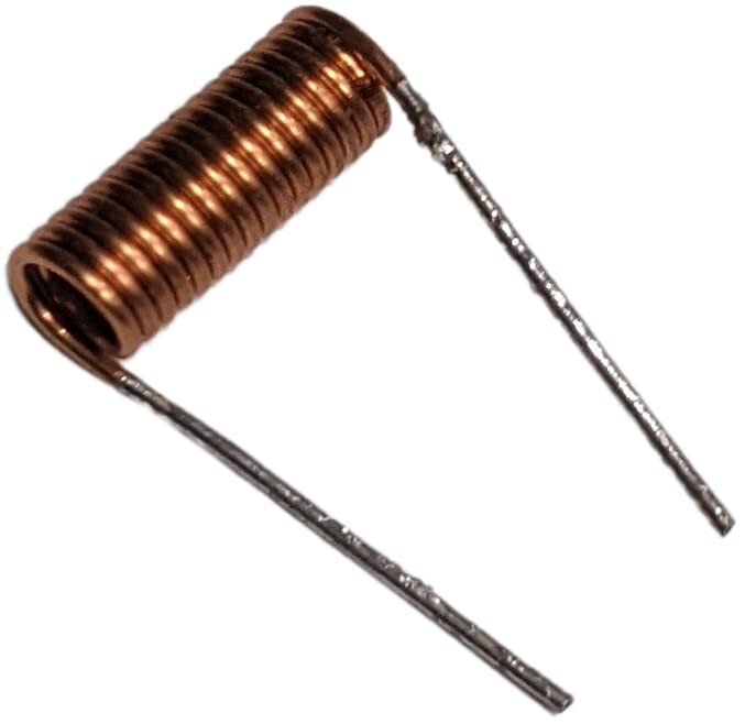 500 Pack 16 Turn Coil of .39 μh Inductance, Q=100 @ 50MHz, SFR 600 MHz (min.)