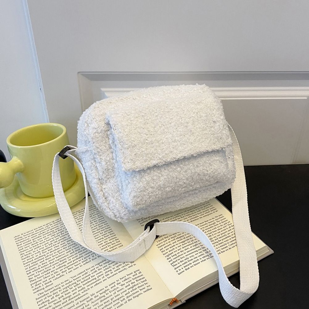 Shoulder Bag Vintage Wool Small Chain Crossbody Bag Traveling Shopping S/M/L 1PC