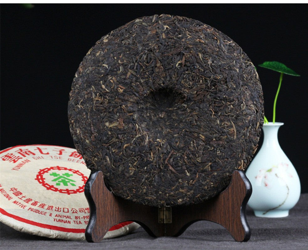 357g Authentic Yunnan 2003 Ancient Tree Mellow Aroma Pu'er Tea Raw Tea Cake