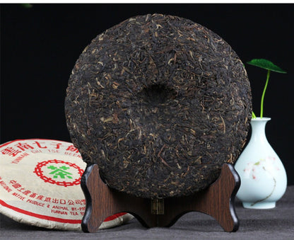 357g Authentic Yunnan 2003 Ancient Tree Mellow Aroma Pu'er Tea Raw Tea Cake