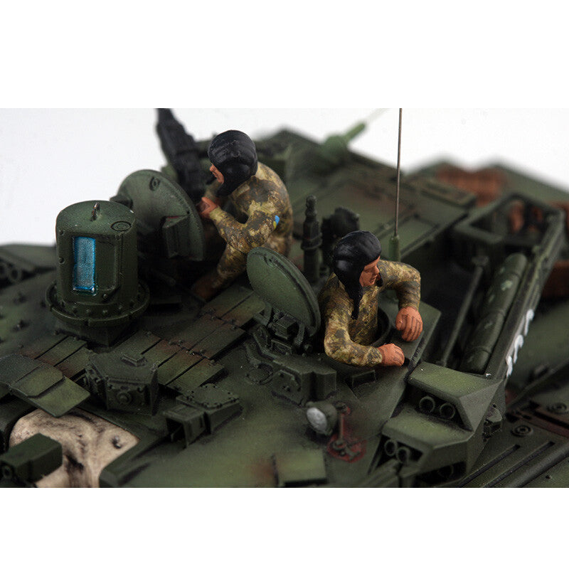 1/72 Ukrainian Crews Can Be Used With T84 5pcs Soldiers Cute Dogs Model No Tank