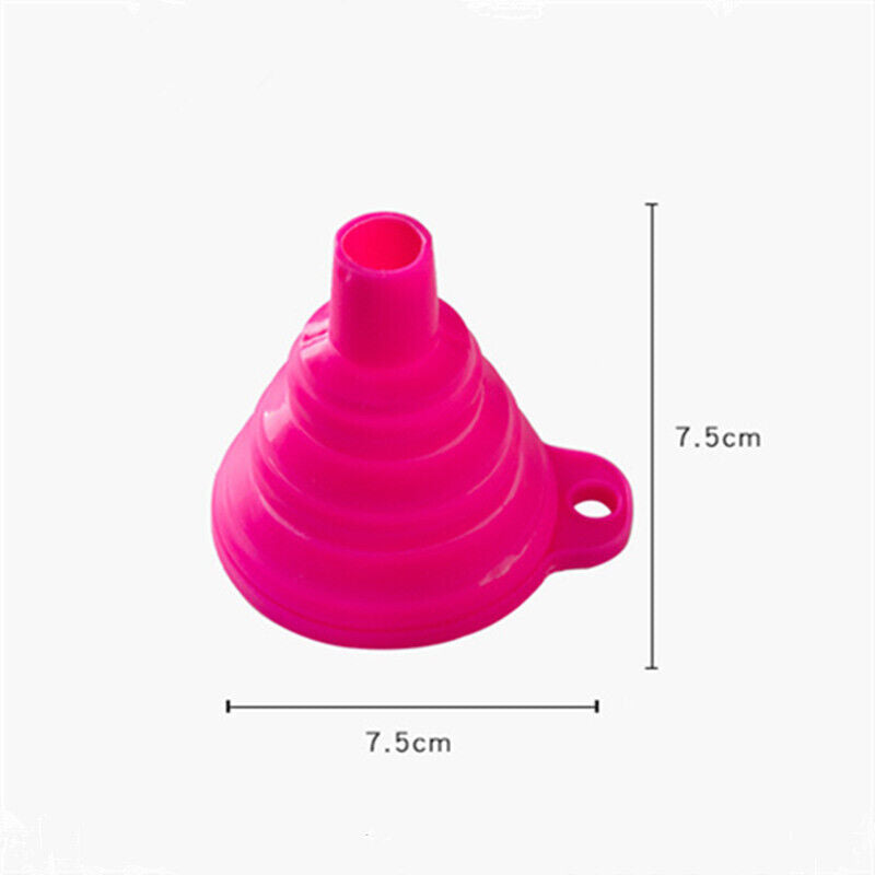 YGS-Y053 Quality 1pc Mini Silicone Gel Foldable Collapsible Hopper Kitchen cook