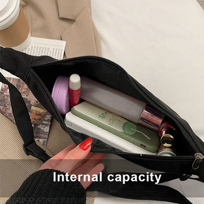 Shoulder Bags Canvas Casual Waist Pack Summer Shoulder Crossbody Chest Bags 1PC