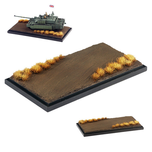 1/72 Outdoor Scene Platform Wild Field Platform Scene Finished Model No Tank