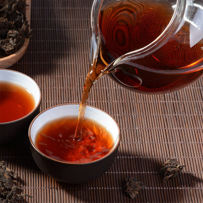 Yunnan Puerh Tea Ripe Tea Bulk Tuo Tea Menghai Old Tea Head Gold Buds 500g