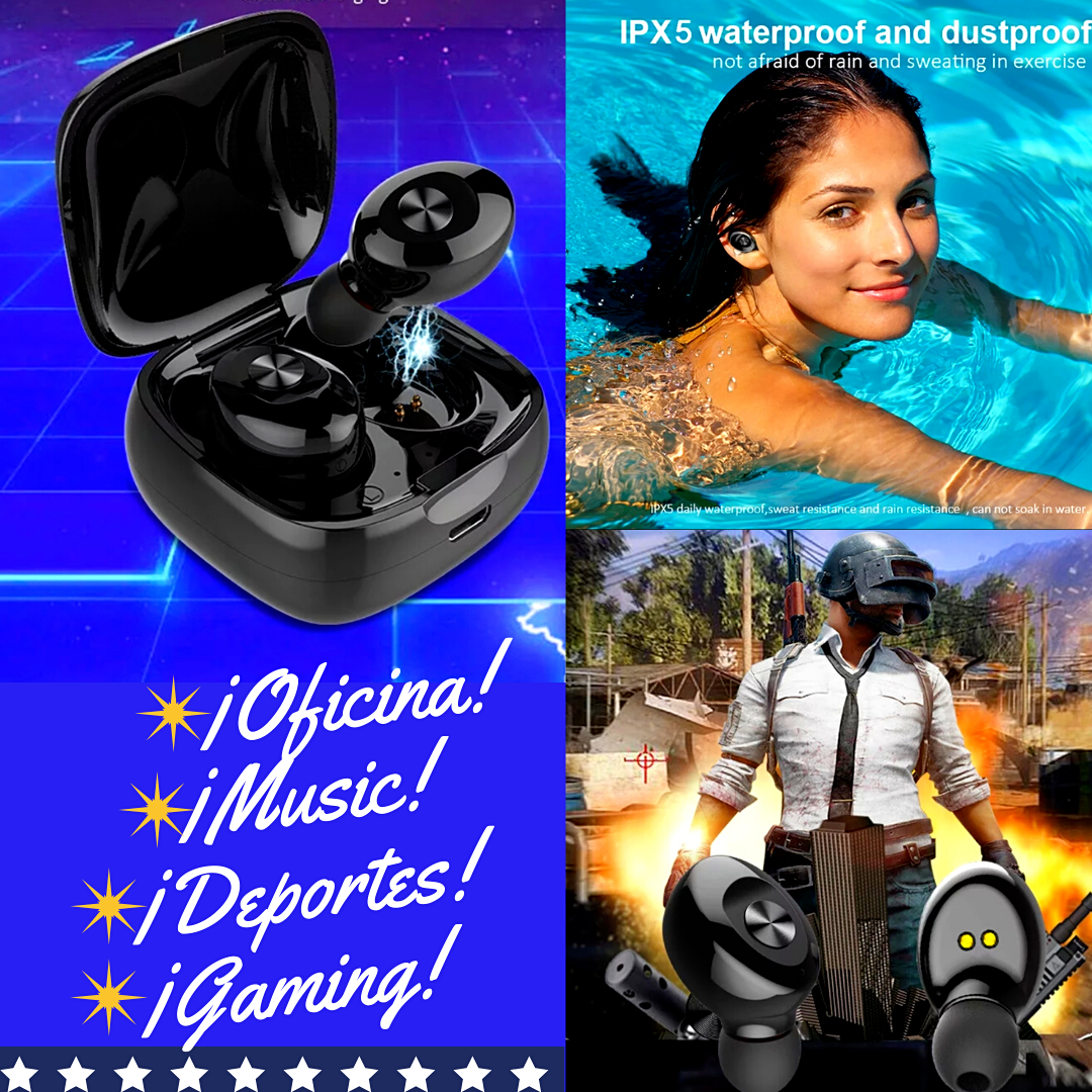 Mini Bluetooth 5.0 Wireless Headset TWS Earphones Stereo Headphones Earbuds