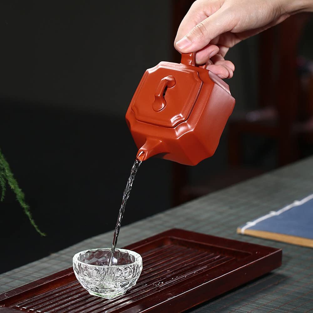 225ml Chinese Traditions Yixing Purple Clay Teapot Kung Fu Tea Ceremony Kettle