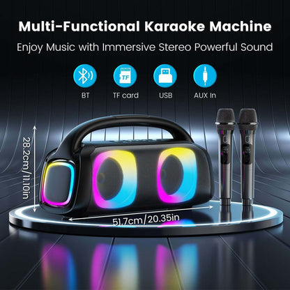 RGB Bluetooth Party Speaker 60W - JYX D19