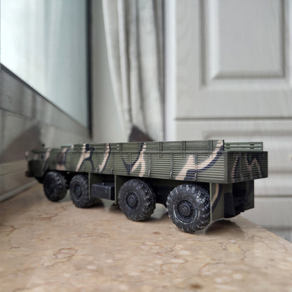 1:72 Russia MAZ7911 Heavy Truck Russian Transporter Camouflage Model Collection