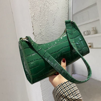 Leather Bag Handbag Shoulder Totes Underarm Top Handle Bags Small Pouch Clutch
