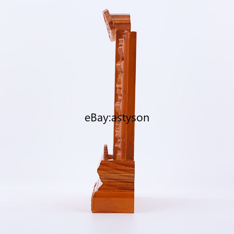 Wood Home Memorial Tablet Camphorwood Dragon Spiritual God Ancestor Monument