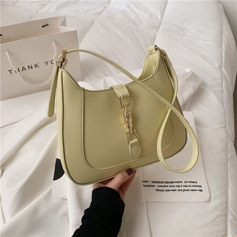 Purse Handbag Leather Shoulder Crossbody Bags Women Underarm Bag Polyester 1 PC
