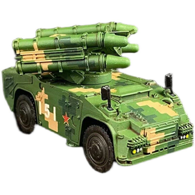 FLOZ CHINA HQ-7 Air defense missile system Digital green 1/72 Resin Tank Model