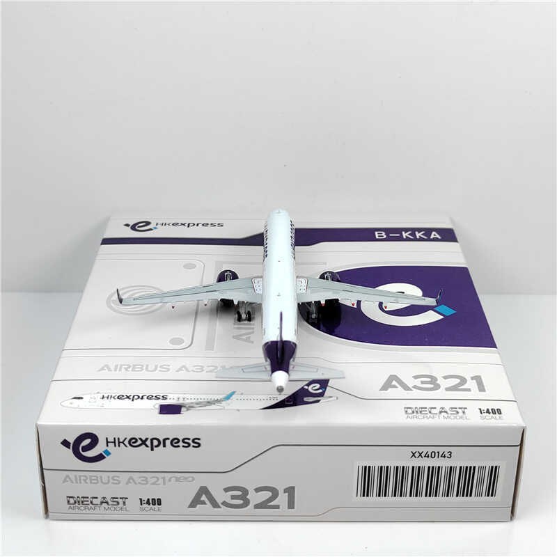 1:400 JC Wings HKEXPRESS AIRBUS A321neo Passenger Airplane Diecast Model