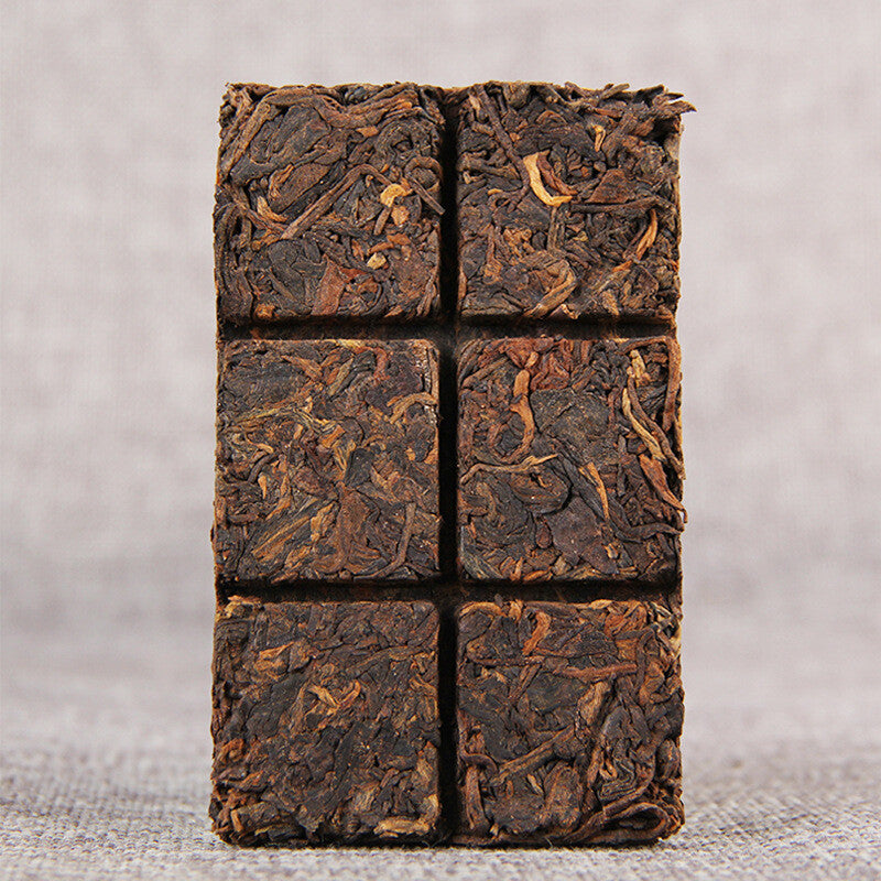 40g Pu'er Tea Brick Ancient Tree Rock Sugar Sweet Ripe Pu-Erh Tea Healthy Drink