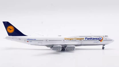 1:400 HX Model Lufthansa BOEING 747-8i Airplane Diecast Aircraft Plane Model