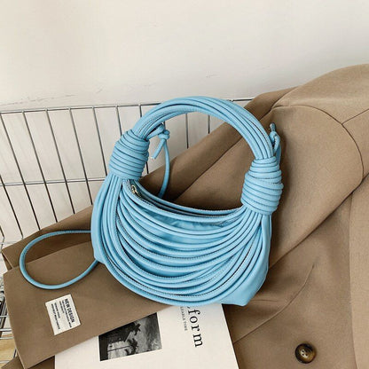 Creative Bag Fashion Wire Bundle Knitting Knot Single Shoulder Purse 22*13*5 CM