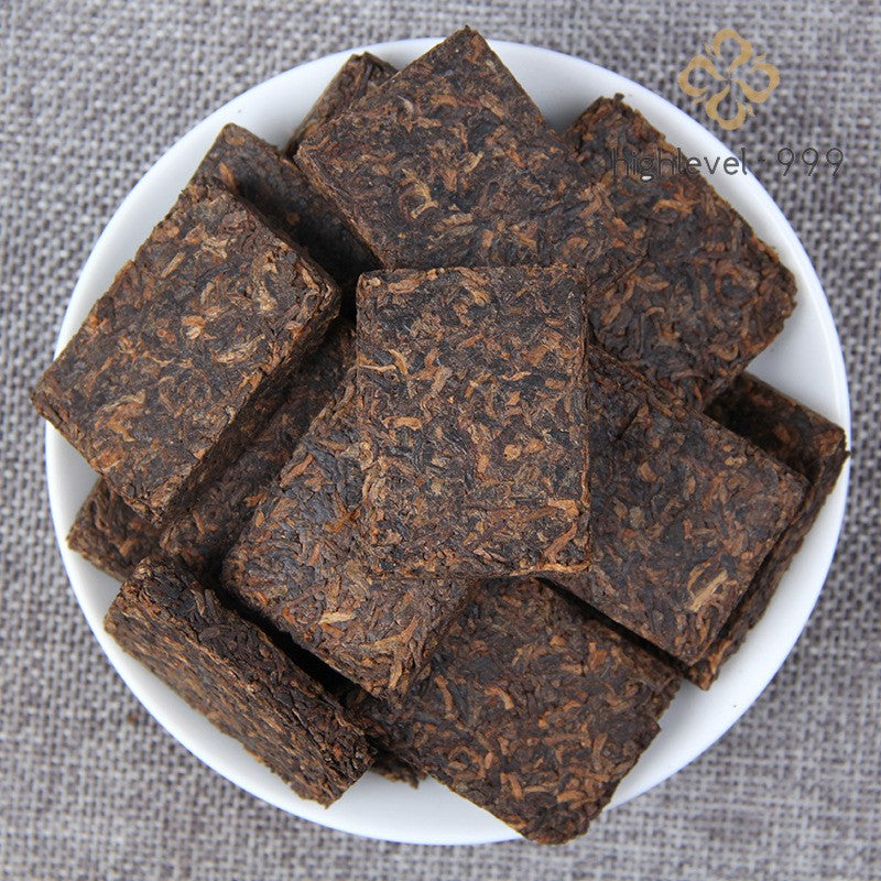 500g Ripe Pu'er Yunnan Gongting Jujube Aroma Mini Square Compressed Tea Brick