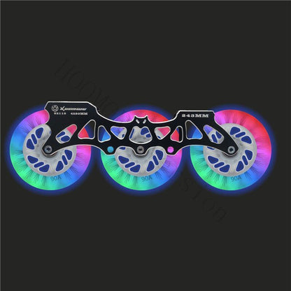 Frame Wheel Bearing 3*110mm Inline Speed Skating Frame Ultralight Alloy Base 85A