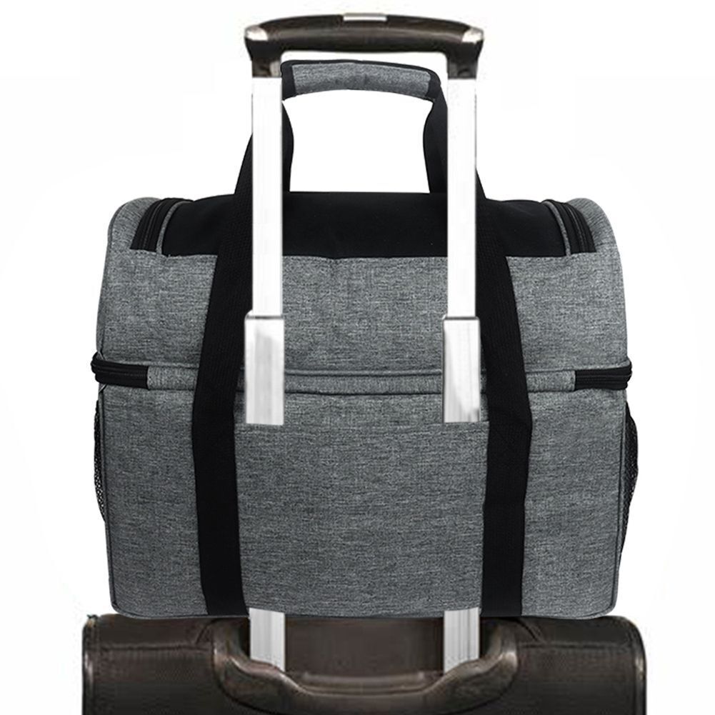 Polyester Bowling Handbag With Shoulder Strap Handle Bowing Ball Backpack Kit